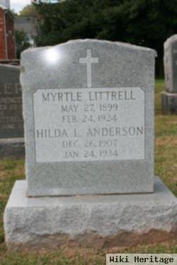 Mrs. Hilda Margaret Littrell Anderson