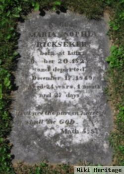 Maria Sophia Ricksecker