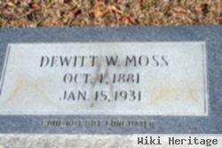 Dewitt W. Moss