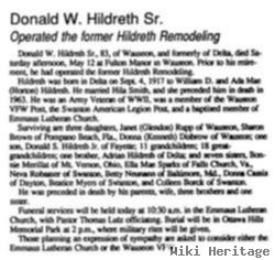 Donald W. Hildreth, Sr