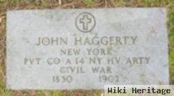 Pvt John Haggerty