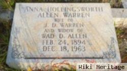 Anna Belle Strother Hollingsworth Allen Warren