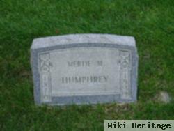 Mertie M Humphrey