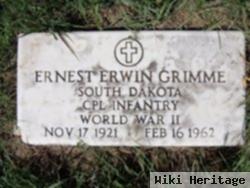 Ernest Erwin "ernie" Grimme