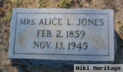 Alice L Jones