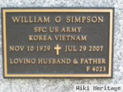 William G Simpson