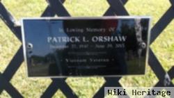 Patrick L. "pat" Orshaw