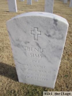 Ben E Sims