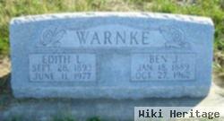 Edith L Hintz Warnke