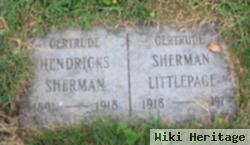 Gertrude Hendricks Sherman Littlepage