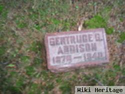 Florence Gertrude "gertrude" Grimes Addison