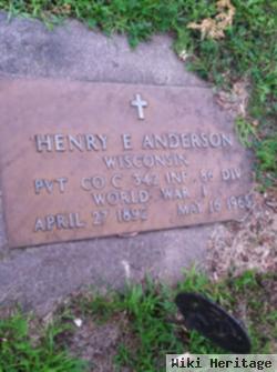 Henry E Anderson