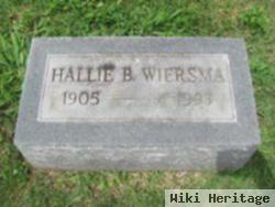 Hallie Belle Allen Wiersma