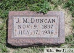 J M Duncan