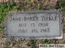 Jane Baker Zirkle