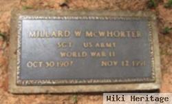 Sgt Millard W. Mcwhorter