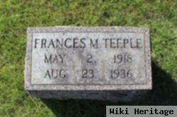 Francis M Teeple