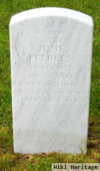 June Kerr Peebles