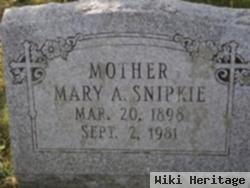 Mary A. Snipkie