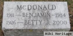 Betty J. Mcdonald