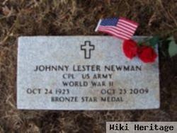 Johnny Lester "j L" Newman