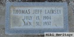 Thomas Jefferson "jeff" Lairsey