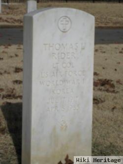 Thomas L Rider