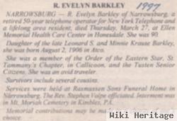 R Evelyn Barkley