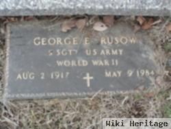 George Edward Rusow, Sr