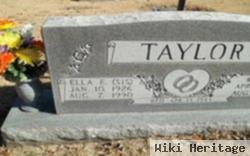 Ella E. "sis" May Taylor