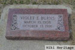 Violet E. Johnson Burns