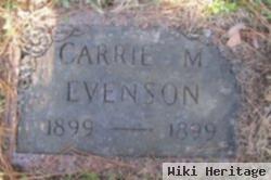 Carrie M Evenson