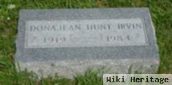 Dona Jean Hunt Irvin