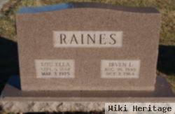 Irven L Raines