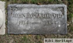 John Howard "jack" Card