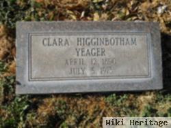 Clara Louise Higginbotham Yeager