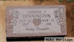 Johnnie F Dennington