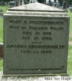 Mary A Knickerbocker Keller