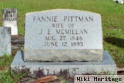 Frances "fannie" Pittman Mcmillan