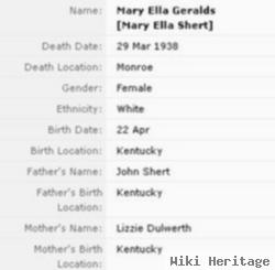 Mary E. Geralds