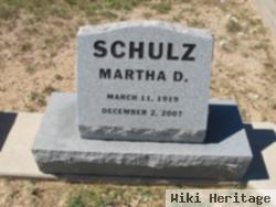 Martha D Schulz