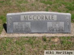 Tolbert F. "tol" Mccorkle