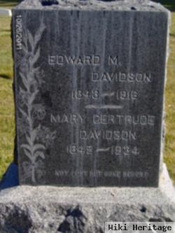 Edward M Davidson