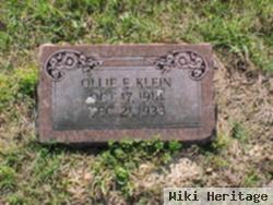 Ollie E. Klein