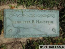 Henrietta B. Hanstein