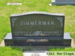 Gertrude A Zimmerman