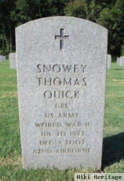 Snowey Thomas Quick