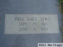 Paul Gage Lewis