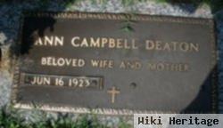 Ann Irabell Campbell Deaton