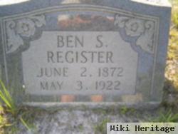 Benjamin Stalvey Register